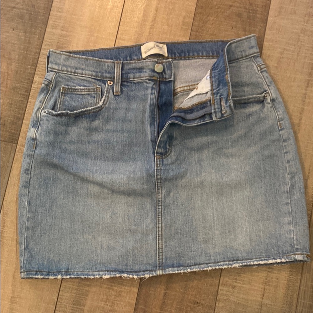 Universal Thread Blue Mini Pencil Skirt